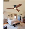 Fanbulous 52" Ceiling Fans with Lights and Remote Control,Modern Flush
