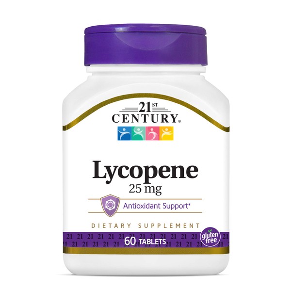 21st Century Lycopene, 25 mg, 60 Tablets