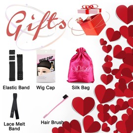 QNQZ Glueless Wigs Human Hair Pre Plucked Pre Cut 30 Inch Wear and Go Glueless Body Wave Lace Front Wig 7x5 Closure Wigs Human Hair 200 Density