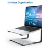 SOUNDANCE Laptop Stand for Desk, Metal Computer Riser, Heavy Stable