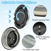 PATIKIL 8 Inch Round Ceiling Diffuser, Metal Adjustable Wall Air