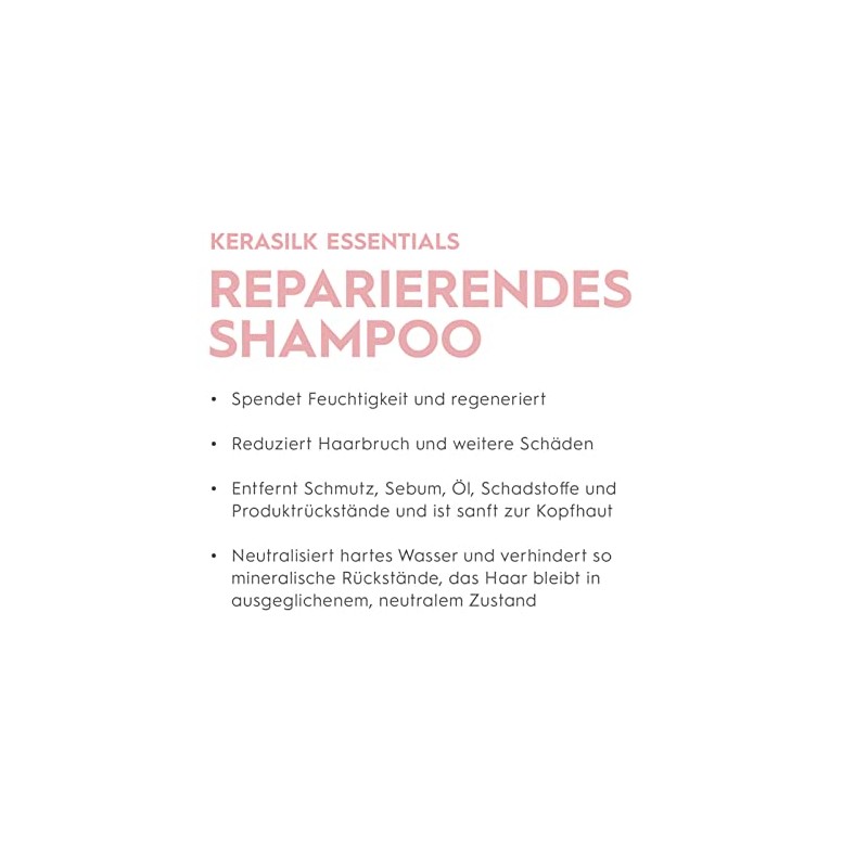 Kerasilk Essential Repairing Shampoo for Stressed and Damaged Hair, 750