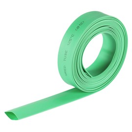 sourcing map Waterproof Heat Shrink Tubing, 12 mm Diameter, 20 mm, Flat Width, Shrink Ratio 2:1, Cable Protection Tube for Electrical Insulation, Hose, 3.0 m Length, Polyethylene, Heat