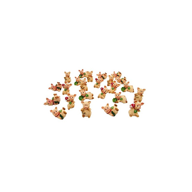 48 Lucky Pigs Mini Pig Funny Lucky Charm Table Decoration