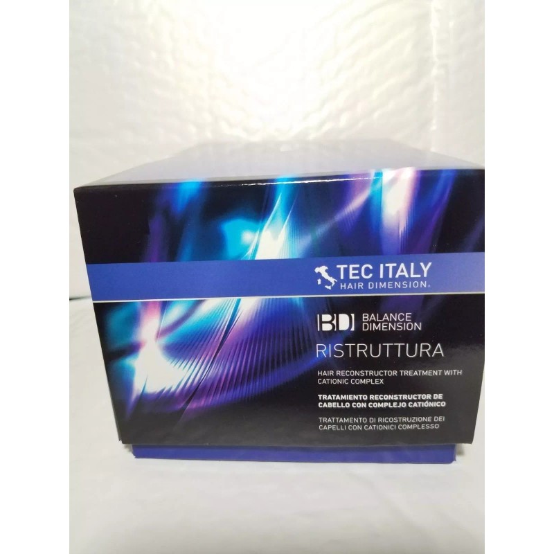 TEC ITALY RISTRUTTURA RECONSTRUCTOR TREATMENT WITH CATIONIC COMPLEX 12 AMPOL.