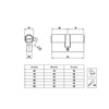 Amig - Security Cylinder | Door Lock | Double Clutch