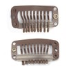 50pcs Hair Extension Clips Stainless Steel Snap Clips for Hair