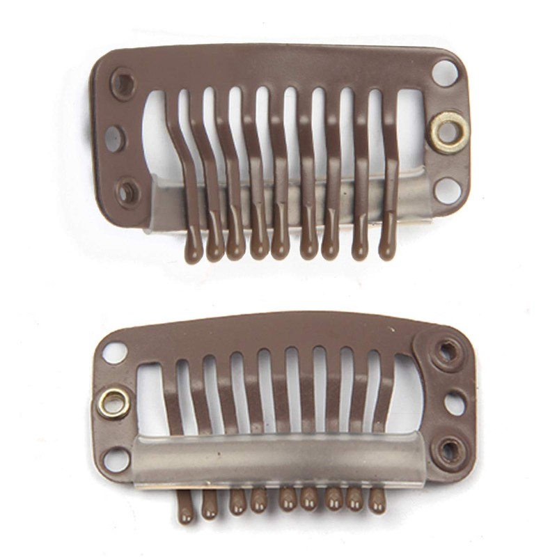 50pcs Hair Extension Clips Stainless Steel Snap Clips for Hair