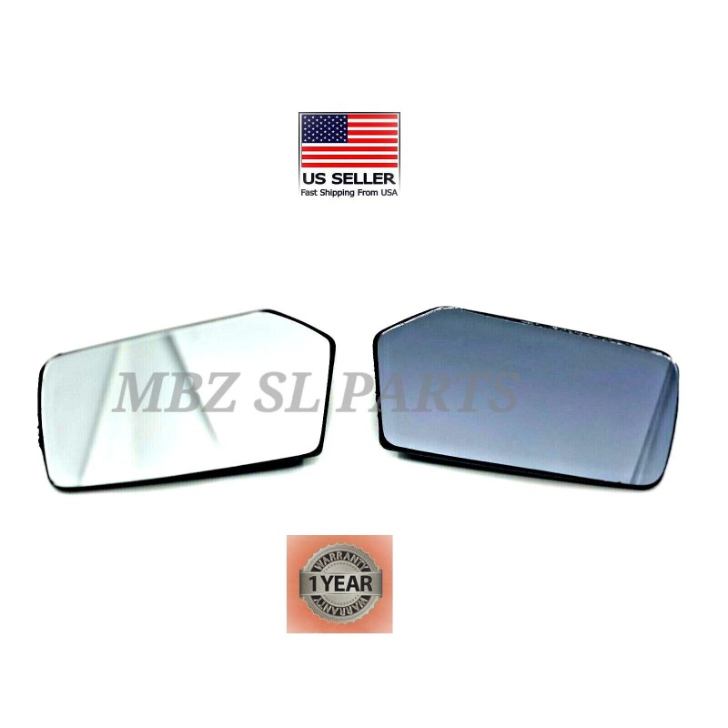 MBZ SL W107 W114 W115-116-123 Pair of Exterior Mirror Glass