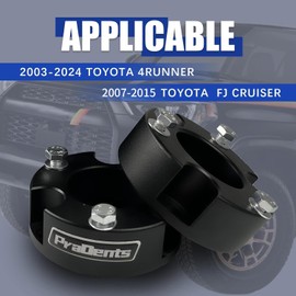 Leveling Lift Kit for 2003-2024 4Runner, 2007-2015 FJ Cruiser, 3 inch Front and 2 inch Rear Strut Spacers Leveling Kit