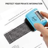 Miseyo Wide Identity Theft Protection Roller Stamp Set - Blue