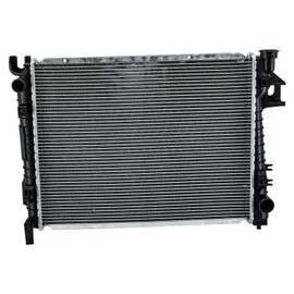 Korelox CU2480 Radiator Compatible with 2002-2008 Dodge Ram 1500 Pickup 3.7L V6 4.7L 5.9L V8 Gas & 02-03 Dodge Ram 1500 Van 5.9L V8, 52028830AF, 52028830AG, 55056479AA, Aluminium Core Cooling Radiator