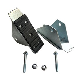 2 Pack Ladder Feet, Anti-Skid Ladder Shoes, Replacement Shoe/Feet Kit for Extension Ladder Aluminium Extension Ladder Parts Safety Extension Ladder Feet (Circular hole of activity ladder)