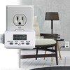 Clear Power Indoor Timer (Dual Pack) 1 Polarized Outlet EZ