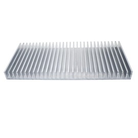 Large Aluminum Heatsink 220 x 100 x 18mm / 8.66 x 3.94 x 0.71 inch Heat Sinks Cooler Cooling Radiator for LED LCD CHIP Electronic Amplifier Transistor Semiconductor Devices Heat Dissipation