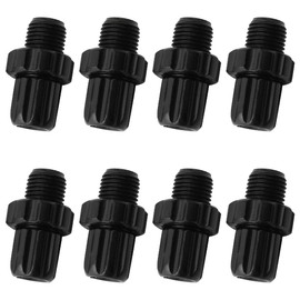 BuuyyBann 8 Pcs M10 Aluminium Brake Adjuster Screws for Mountain & Road Bikes, Black