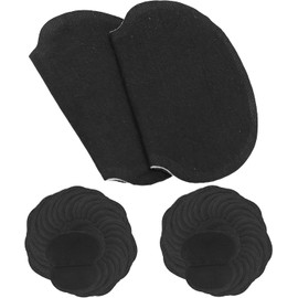Almohadilla para el Sudor en las Axilas, ANGGREK 60 Piezas Almohadillas para el Sudor en las Axilas Tela No Tejida Vestir Ropa Almohadillas para el Sudor en las Axilas Negro