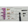 RIVERWELDstore TIG Collet Body Alumina Nozzle Ceramic Cup Assorted Kit