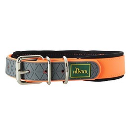 HUNTER Convenience Comfort Collar with Soft Neoprene, 60 cm, Neon Orange