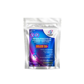 Péptidos de Colágeno Mujer +50 años Fórmula Alemana Antienvejecimiento 800 g | Colágeno Hidrolizado Tipo I y III 100% puro + Belleza piel uñas cabello | Movilidad | Huesos | Articulaciones | Mejor digestión + Bienestar y Energía | Sin sabor Sin azùcar Si