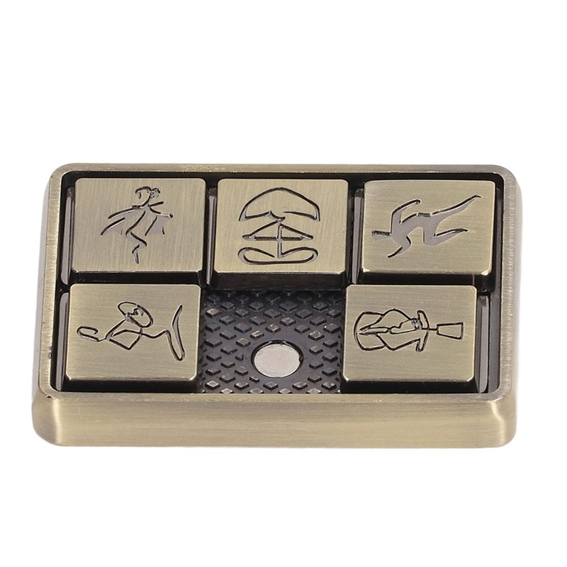 Metal Sliding Toy Special Patterns ​Relieve Stress Anxiety Fingertip Push
