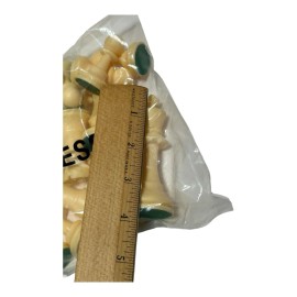 Unbranded Vintage NEW Weighted Plastic Chess Pieces Felt Bottom Black & White 3.5”