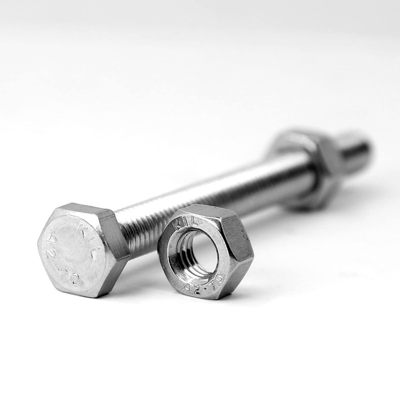 M5 x 60 mm, 25 pieces, 304 stainless steel hex