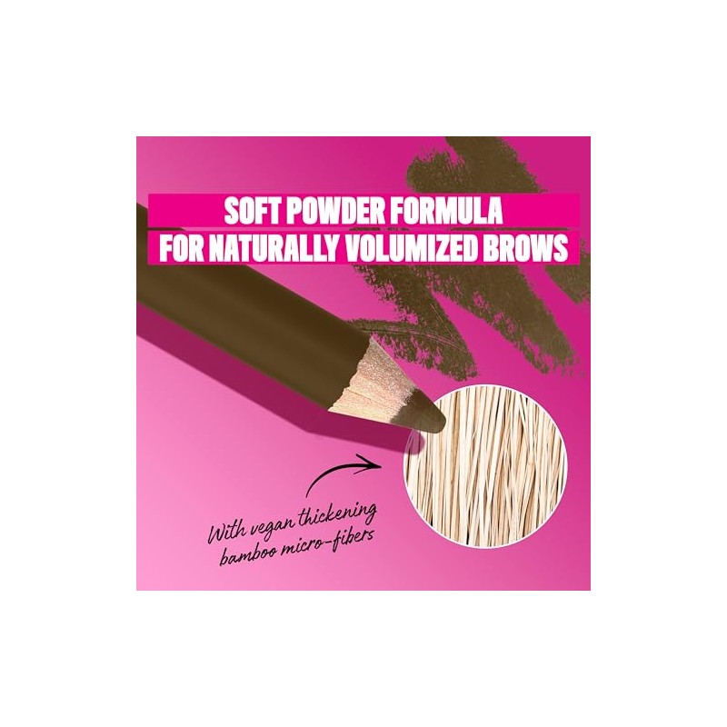 Nyx Professional Makeup, Powder Louder Brow Pencil, Lápiz de Cejas,