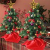 Juegoal 2 Pack Mini Christmas Tree Set 24 Inch /