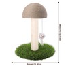 PowerKing Mushroom Cat Scratching Post, Claw Scratching Post for Kitty,