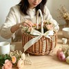 Flower Girl Baskets Wicker Basket Rustic Wicker Picnic Basket with