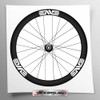 Bike Sticker Set SES Compatible with 45mm White Gloss Vinyl