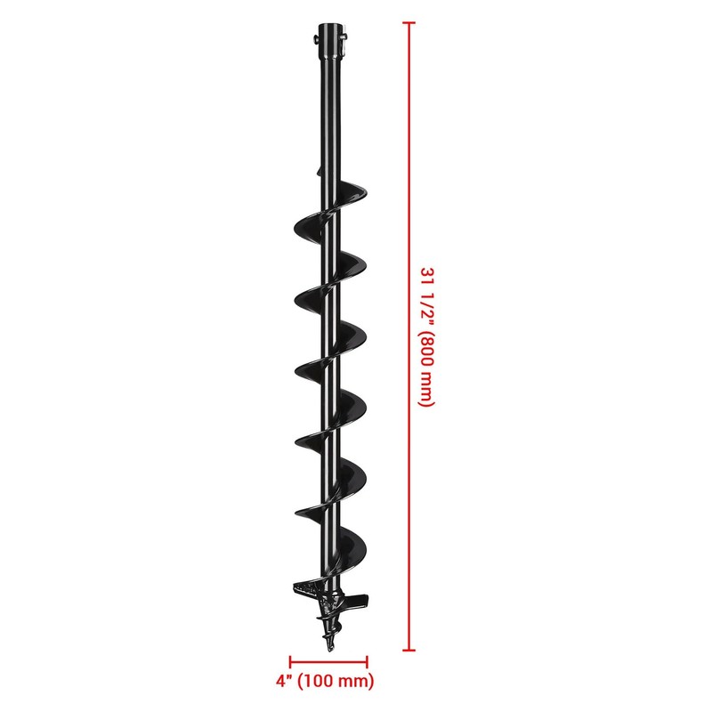 HeyJiaYu Earth Auger Drill Bits for Gas Powered Post Fence