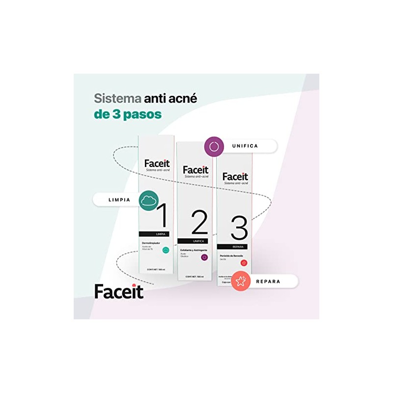 Faceit Kit Rutina Antiacné 3 Pasos