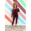 PRETTYGARDEN Women's Casual Long Sleeve Jumpsuit Crewneck One Off Shoulder
