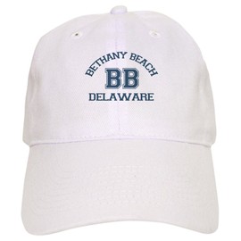 CafePress Bethany Beach Varsity Design Cap Unique Adjustable Baseball Hat White