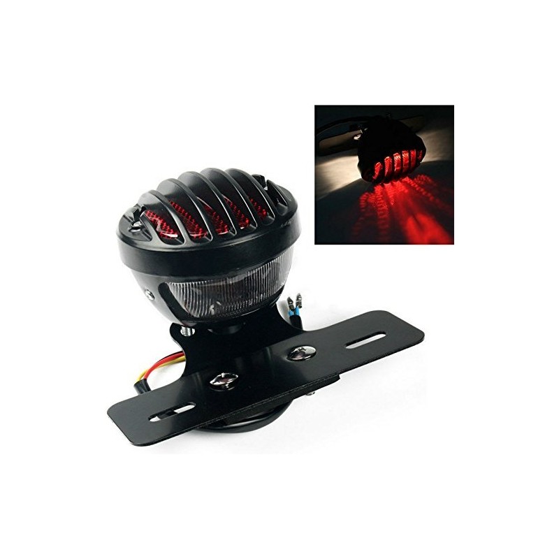 Karun 12V Round Bird Gauge Tail Lamp Light with Number