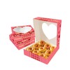 Bakepacker 30pcs Valentine Pie Boxes 8x8x2.5 inches Easy Assemble Macaroon