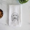 Inkopious Bare Goldendoodle Decorative Hand Towel Bathroom and Kitchen Decoration