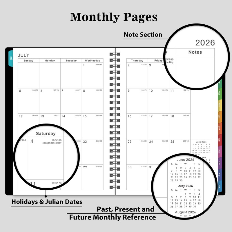 2026-2027 Planner - Weekly & Monthly Academic Planner 2026-2027, From
