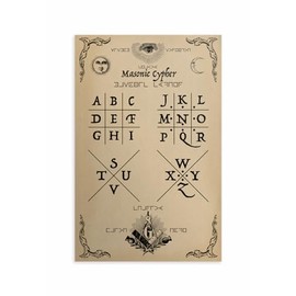 Masonic Cypher Poster (18" x 24")