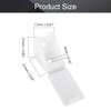 MroMax 50Pcs Plastic Corner Braces White Nylon L Shape Bracket