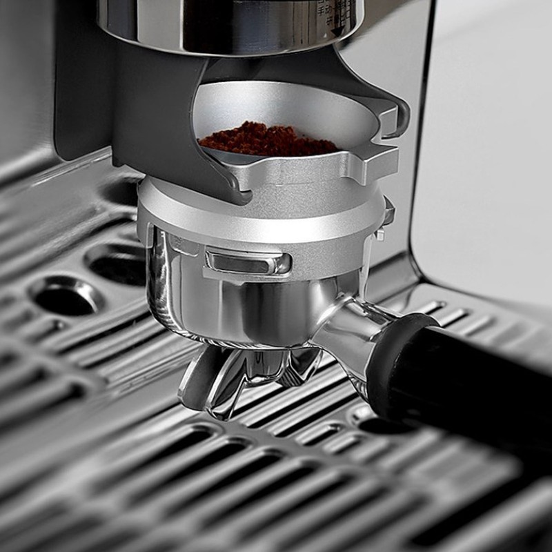 Dosing Funnel Aluminium Alloy Splash Proof Rotatable Coffee Dosing Ring