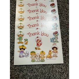 Strawberry Shortcake Vintage Strawberry Shortcake Thank You Postcards 1983 Lot of 10 Unused New