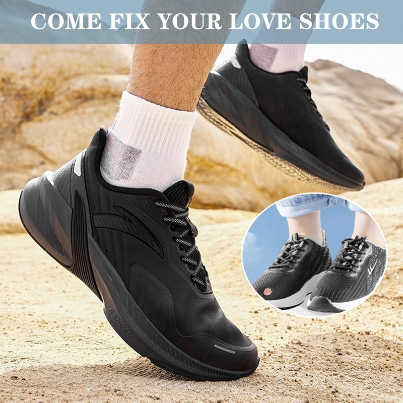 CENCERY 12 Pcs Shoe Mesh Repair Patch Mesh Shoes Hole