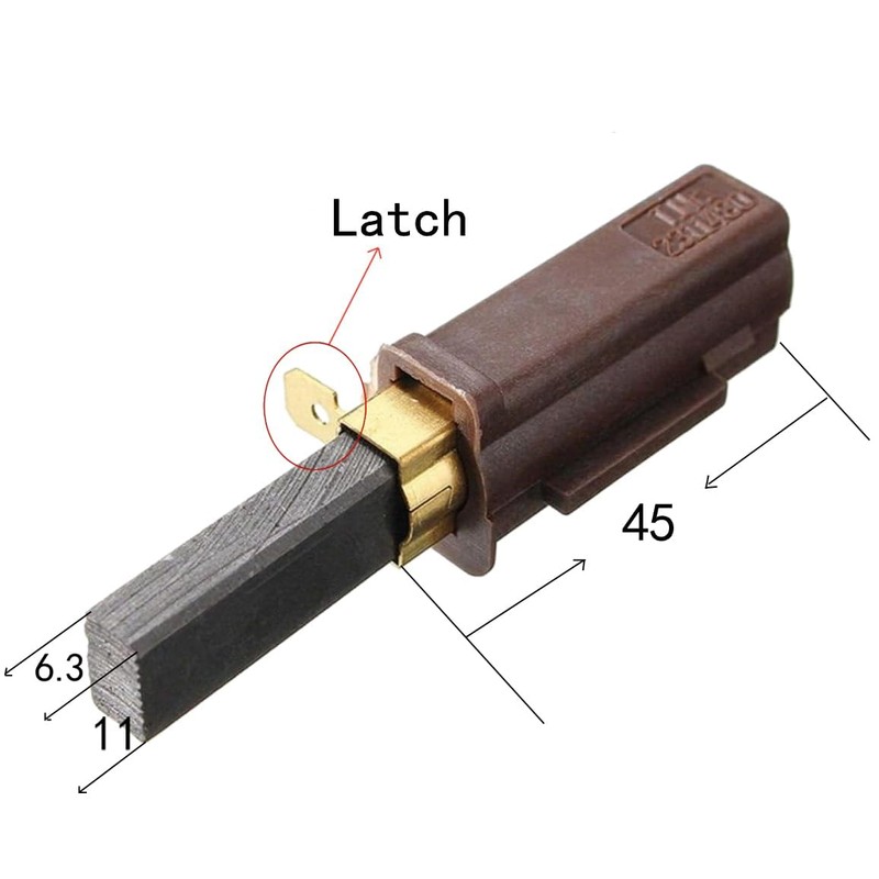 QINALO 2 Pcs 2311480 Vacuum Cleaner Motor Carbon Brushes for