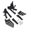 TCMT Sand Black Front Footrest Foot Pegs Bracket Set Fit