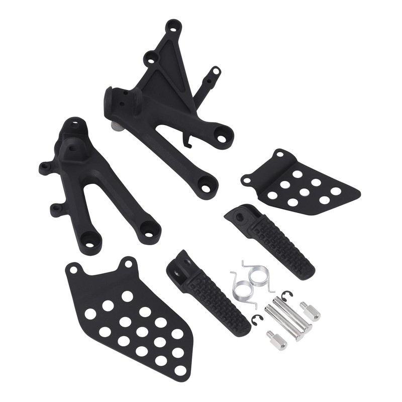 TCMT Sand Black Front Footrest Foot Pegs Bracket Set Fit