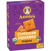 Annie's Organic Original Cheddar Squares Baked Snack Crackers, Made with