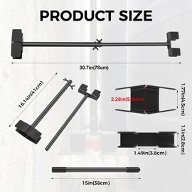 Incycall Ball Valve Wrench Tool, Detachable Water Shut-Off Tool, Portable Sprinkler Valve Key Fits 1/2"–2" Plastic Valves for Irrigation Backflow Preventers & Fire Riser Systems
